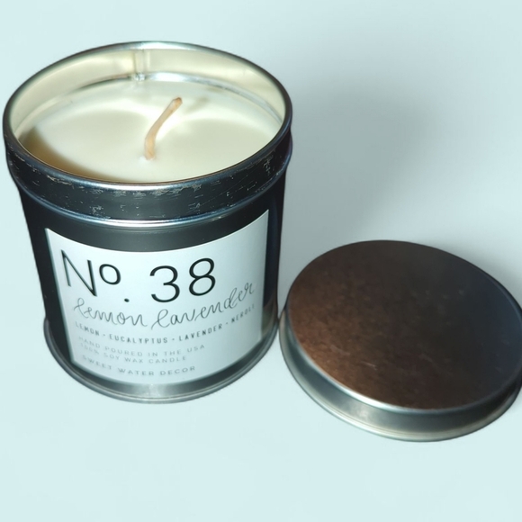 This is a Sweet Water Decor No. 38 Lemon Lavender soy wax candle. - Picture 2 of 3